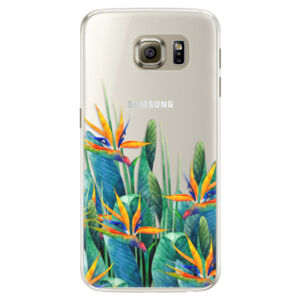 Silikónové puzdro iSaprio - Exotic Flowers - Samsung Galaxy S6 Edge
