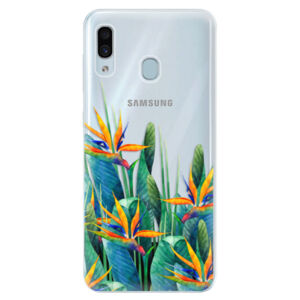 Silikónové puzdro iSaprio - Exotic Flowers - Samsung Galaxy A30
