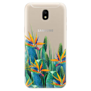 Odolné silikónové puzdro iSaprio - Exotic Flowers - Samsung Galaxy J5 2017