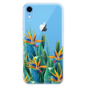 Odolné silikónové puzdro iSaprio - Exotic Flowers - iPhone XR