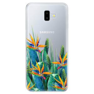 Odolné silikónové puzdro iSaprio - Exotic Flowers - Samsung Galaxy J6+