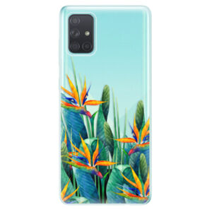 Odolné silikónové puzdro iSaprio - Exotic Flowers - Samsung Galaxy A71