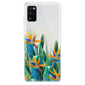 Odolné silikónové puzdro iSaprio - Exotic Flowers - Samsung Galaxy A41