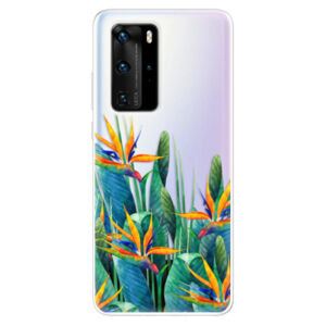 Odolné silikónové puzdro iSaprio - Exotic Flowers - Huawei P40 Pro