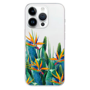 Odolné silikónové puzdro iSaprio - Exotic Flowers - iPhone 15 Pro