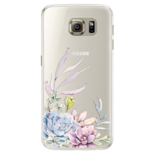 Silikónové puzdro iSaprio - Succulent 01 - Samsung Galaxy S6 Edge
