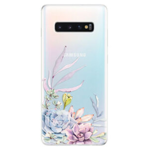 Odolné silikonové pouzdro iSaprio - Succulent 01 - Samsung Galaxy S10+