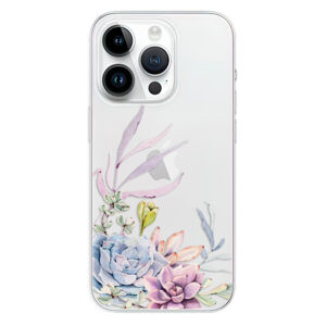 Odolné silikónové puzdro iSaprio - Succulent 01 - iPhone 15 Pro