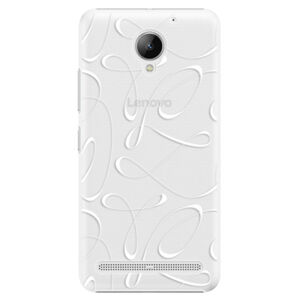 Plastové puzdro iSaprio - Fancy - white - Lenovo C2