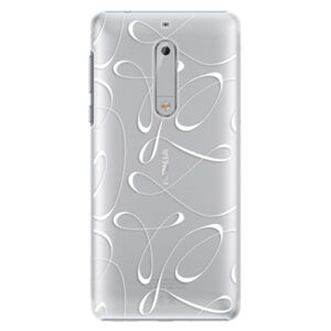 Plastové puzdro iSaprio - Fancy - white - Nokia 5