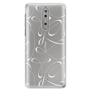 Plastové puzdro iSaprio - Fancy - white - Nokia 8
