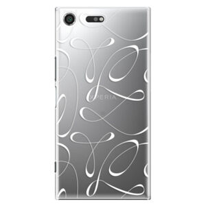 Plastové puzdro iSaprio - Fancy - white - Sony Xperia XZ Premium