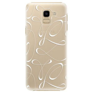 Plastové puzdro iSaprio - Fancy - white - Samsung Galaxy J6