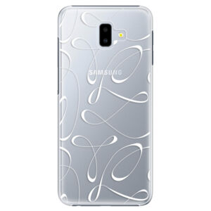 Plastové puzdro iSaprio - Fancy - white - Samsung Galaxy J6+