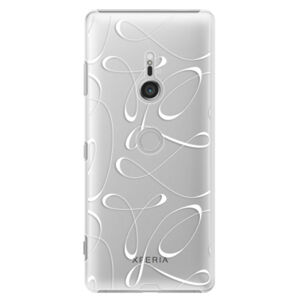 Plastové puzdro iSaprio - Fancy - white - Sony Xperia XZ3