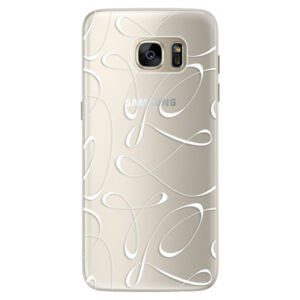 Silikónové puzdro iSaprio - Fancy - white - Samsung Galaxy S7 Edge