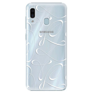 Plastové puzdro iSaprio - Fancy - white - Samsung Galaxy A30