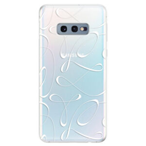 Odolné silikonové pouzdro iSaprio - Fancy - white - Samsung Galaxy S10e