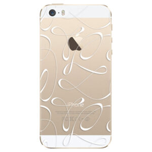 Odolné silikónové puzdro iSaprio - Fancy - white - iPhone 5/5S/SE