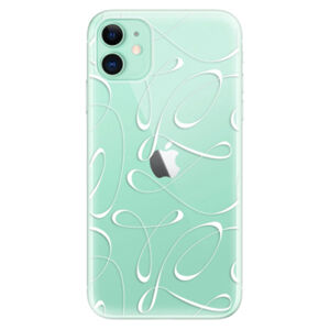 Odolné silikónové puzdro iSaprio - Fancy - white - iPhone 11