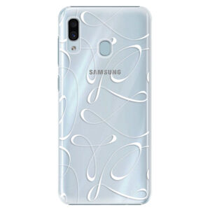 Plastové puzdro iSaprio - Fancy - white - Samsung Galaxy A20