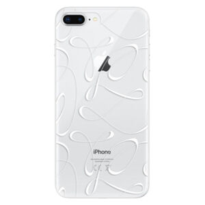 Odolné silikónové puzdro iSaprio - Fancy - white - iPhone 8 Plus