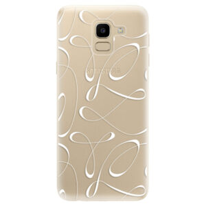 Odolné silikónové puzdro iSaprio - Fancy - white - Samsung Galaxy J6