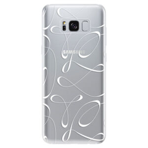 Odolné silikónové puzdro iSaprio - Fancy - white - Samsung Galaxy S8