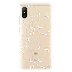 Odolné silikónové puzdro iSaprio - Fancy - white - Xiaomi Mi A2 Lite