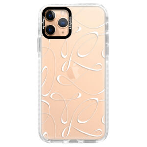 Silikónové puzdro Bumper iSaprio - Fancy - white - iPhone 11 Pro