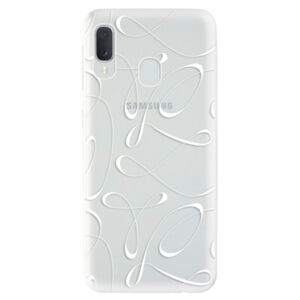 Odolné silikónové puzdro iSaprio - Fancy - white - Samsung Galaxy A20e