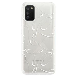 Odolné silikónové puzdro iSaprio - Fancy - white - Samsung Galaxy A02s