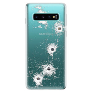 Odolné silikonové pouzdro iSaprio - Gunshots - Samsung Galaxy S10