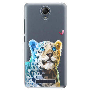 Plastové puzdro iSaprio - Leopard With Butterfly - Xiaomi Redmi Note 2
