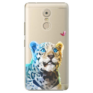 Plastové puzdro iSaprio - Leopard With Butterfly - Lenovo K6 Note