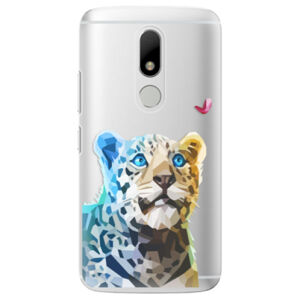 Plastové puzdro iSaprio - Leopard With Butterfly - Lenovo Moto M