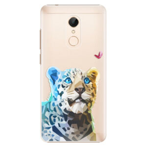 Plastové puzdro iSaprio - Leopard With Butterfly - Xiaomi Redmi 5