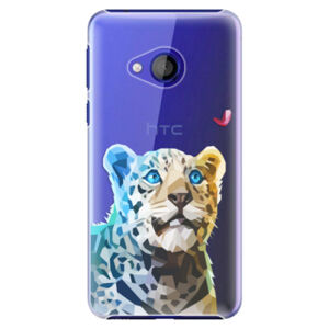 Plastové puzdro iSaprio - Leopard With Butterfly - HTC U Play