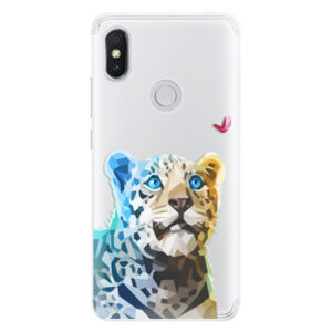 Silikónové puzdro iSaprio - Leopard With Butterfly - Xiaomi Redmi S2