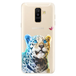 Silikónové puzdro iSaprio - Leopard With Butterfly - Samsung Galaxy A6+