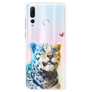 Plastové puzdro iSaprio - Leopard With Butterfly - Huawei Nova 4