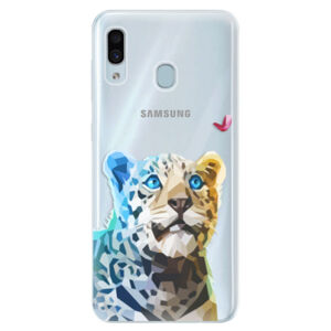Silikónové puzdro iSaprio - Leopard With Butterfly - Samsung Galaxy A30