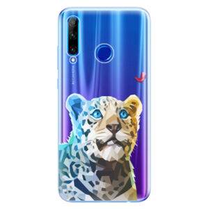 Odolné silikónové puzdro iSaprio - Leopard With Butterfly - Huawei Honor 20 Lite