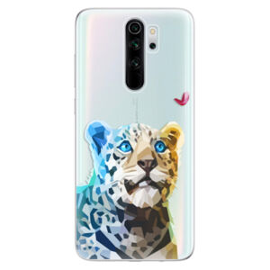 Odolné silikónové puzdro iSaprio - Leopard With Butterfly - Xiaomi Redmi Note 8 Pro