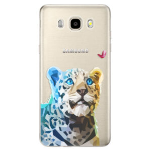 Odolné silikónové puzdro iSaprio - Leopard With Butterfly - Samsung Galaxy J5 2016