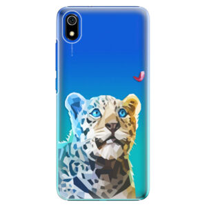 Plastové puzdro iSaprio - Leopard With Butterfly - Xiaomi Redmi 7A