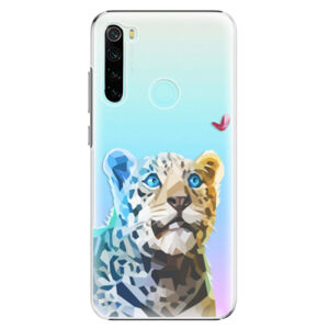 Plastové puzdro iSaprio - Leopard With Butterfly - Xiaomi Redmi Note 8