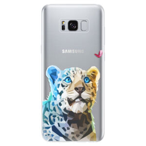 Odolné silikónové puzdro iSaprio - Leopard With Butterfly - Samsung Galaxy S8