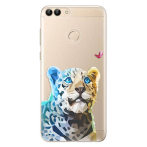 Odolné silikónové puzdro iSaprio - Leopard With Butterfly - Huawei P Smart