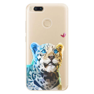 Odolné silikónové puzdro iSaprio - Leopard With Butterfly - Xiaomi Mi A1